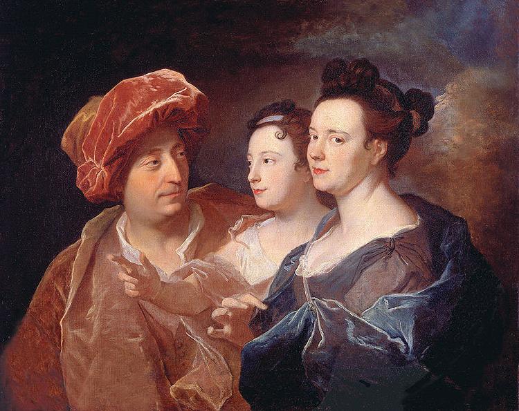 Hyacinthe Rigaud La famille Laffite.